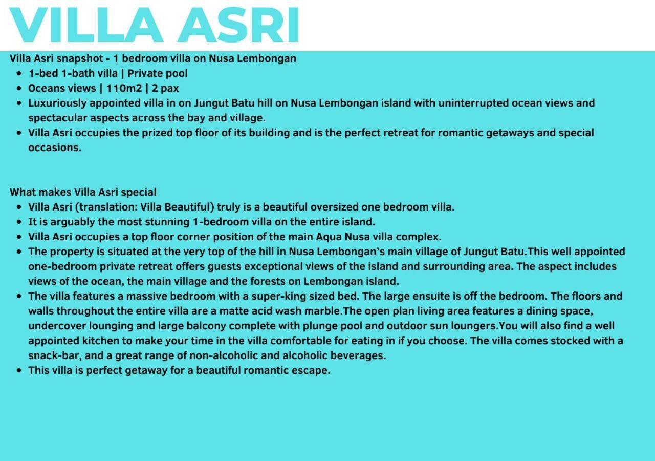 Aqua Nusa - Luxury Nusa Lembongan (Bali)