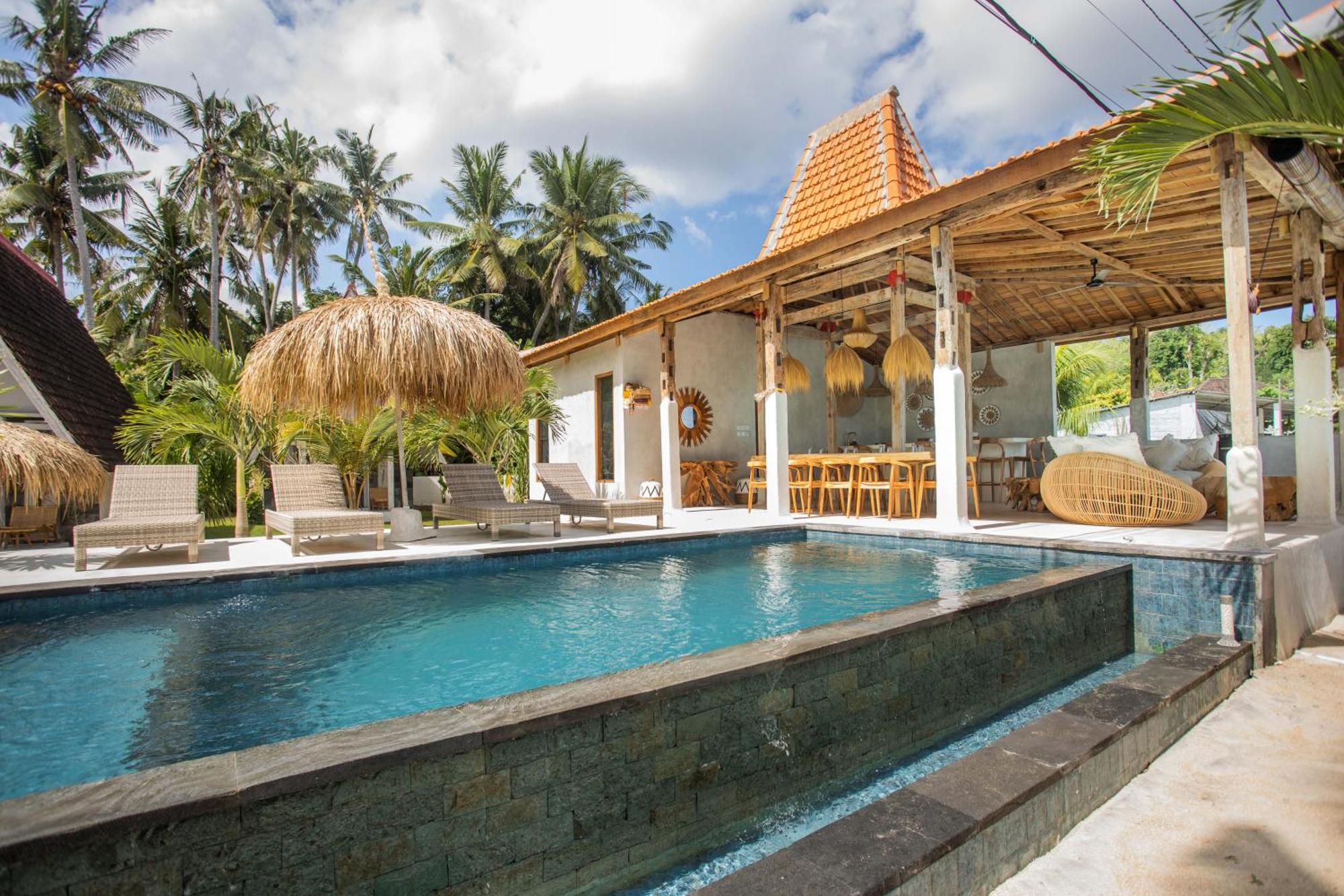 Villa Sunset House Ceningan, 10 Person Beachview Private